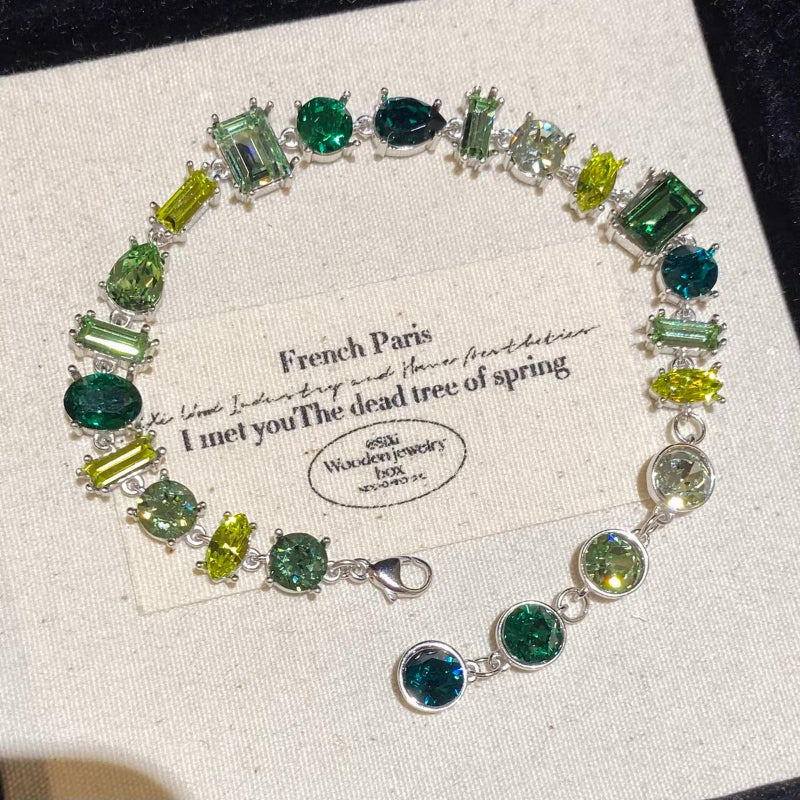 Green Gemstone Bracelet