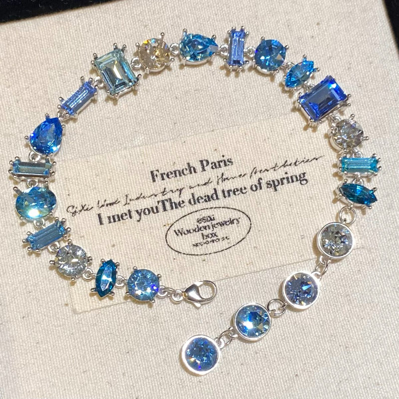 Blue Gemstone Bracelet